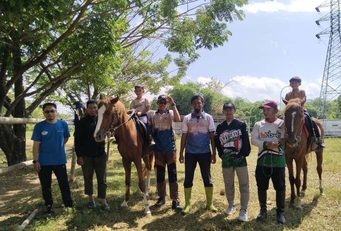 Depkes-OR Wahdah Islamiyah Gowa Gelar Proker Berkuda Promosikan Gaya Hidup Sehat
