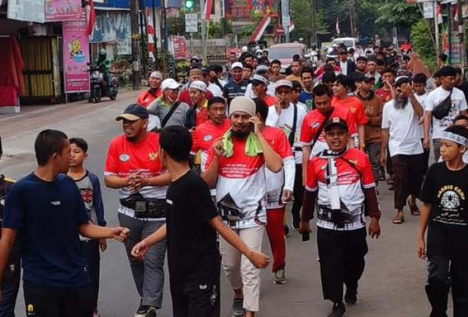 Ratusan Warga Ikut Jalan Sehat Ukhuwah Wahdah Islamiyah Gowa