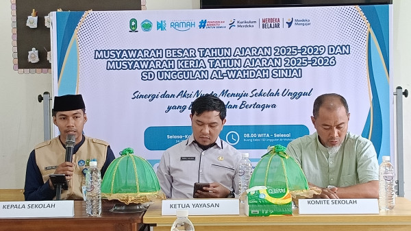 Sinergi dan Aksi Nyata Warnai Mubes & Raker SD Unggulan Al-Wahdah Sinjai Tahun 2025